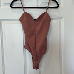 Mauve body suit